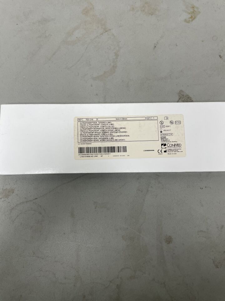 7021-318 - CONMED - Ultrapower Bur Round, 2mm, (BX/1)