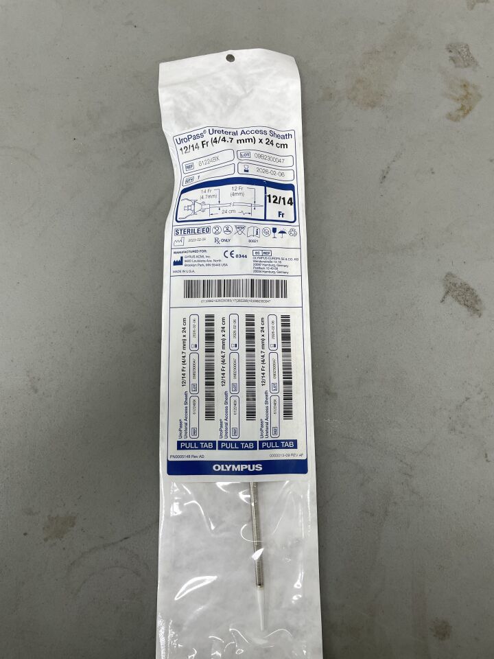 61224BX - OLYMPUS - UroPass Ureteral Access Sheath 12/14F x 24cm, (EA)