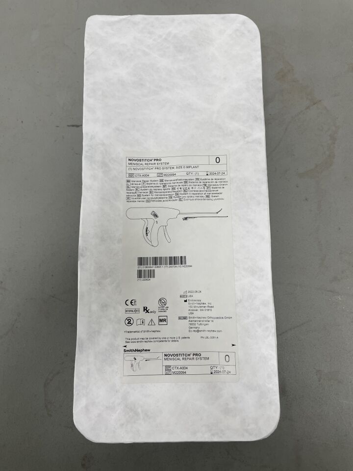 CTX-A004 - SMITH & NEPHEW - Ceterix NovoStitch Pro 0 Meniscal Repair System, (EA)