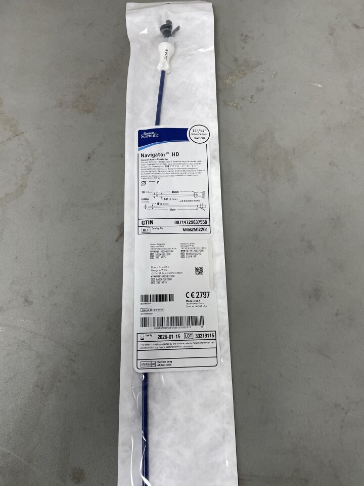 250226 - BOSTON SCIENTIFIC - Navigator HD Ureteral Access Sheath Set - 12Fr/14Fr x 46cm, (EA)