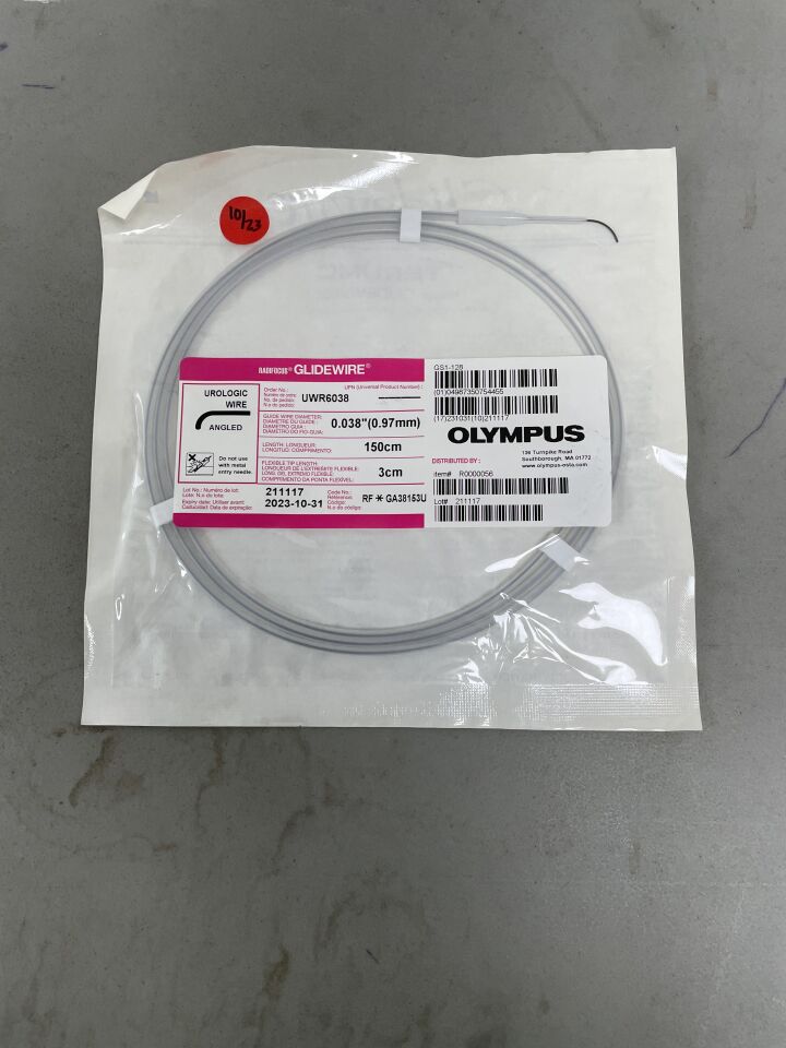 UWR6038 - TERUMO - Radifocus Glidewire - Angled, Urologic Wire - .038" x 150cm x 3cm, (EA)