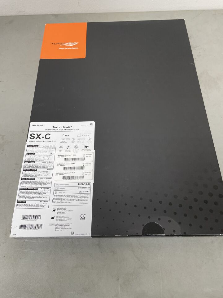 THS-SX-C - MEDTRONIC - EV3 TurboHawk SX-C High Efficiency Cutter, Small Vessel, Extended Tip, (BX/1)