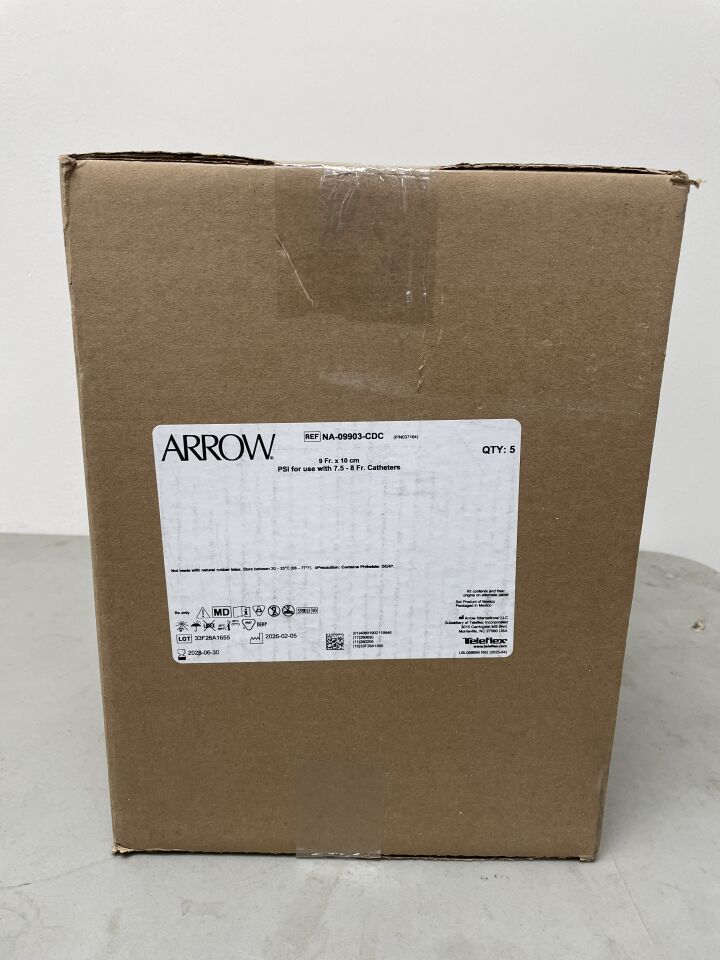 NA-09903-CDC - TELEFLEX - Arrow Percutaneous Sheath Introducer Kit 9F x 10cm, (BX/5)