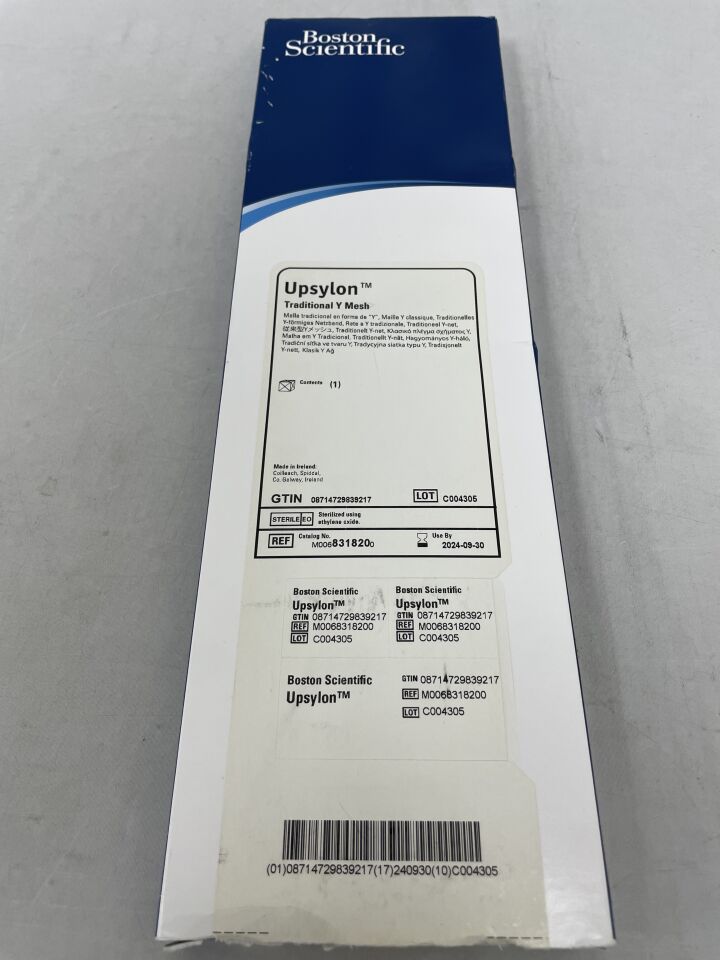 831820 - BOSTON SCIENTIFIC - Upsylon Traditional Y Mesh, (BX/1)