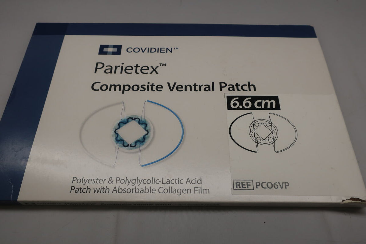 PCO6VP - COVIDIEN - Parietex Polyester & Polyglycolic-Lactic Acid Composite Ventral Patch, 6.6 cm dia., (BX/1)