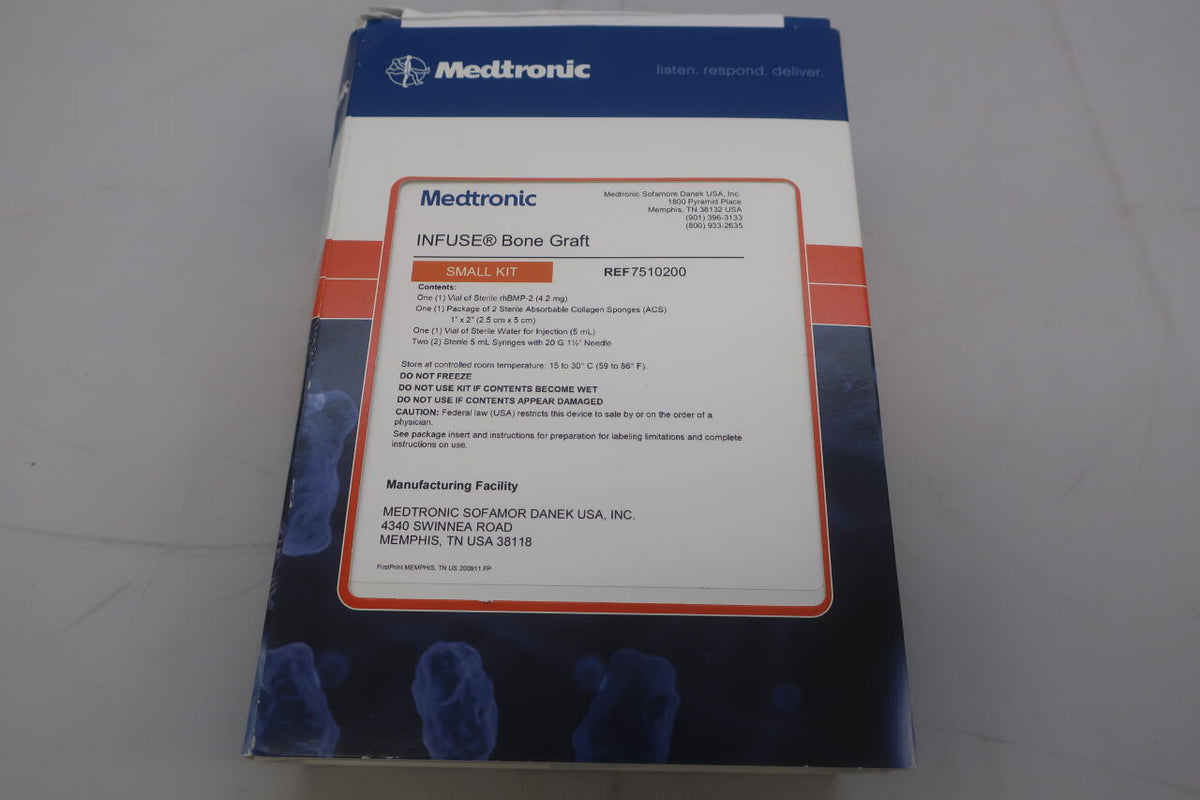 7510200 - MEDTRONIC - Infuse Bone Graft Small Kit, 2.8cc, (BX/1)