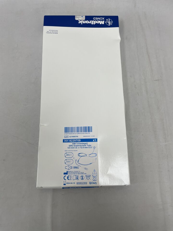 8229709 - MEDTRONIC - NIM TriVantage Endotracheal Tube: 9mm x 12mm, (BX/1)