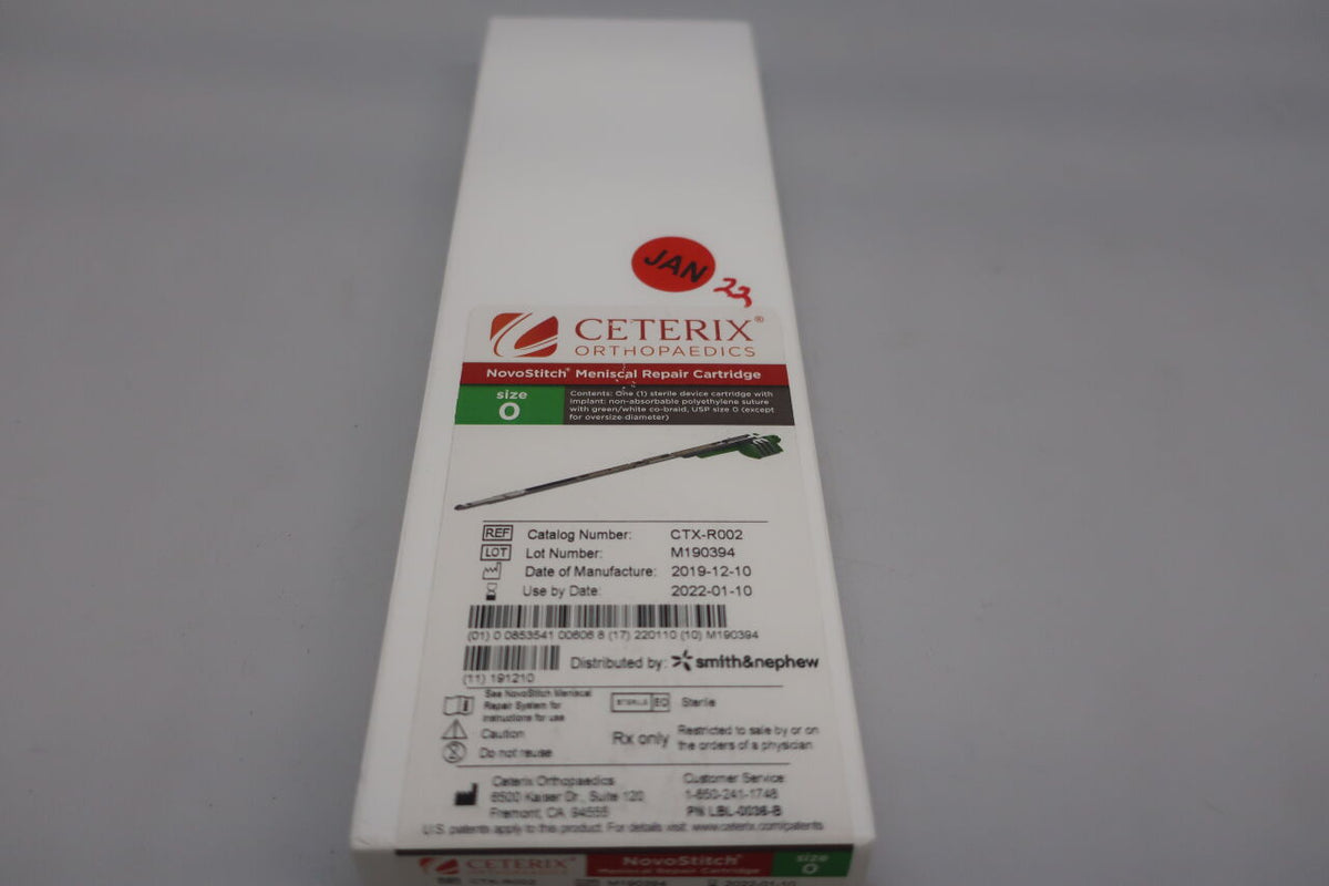 CTX-R002 - SMITH & NEPHEW - NovoStitch Cartridge For Meniscal Repair System, 0 Size, (BX/1)