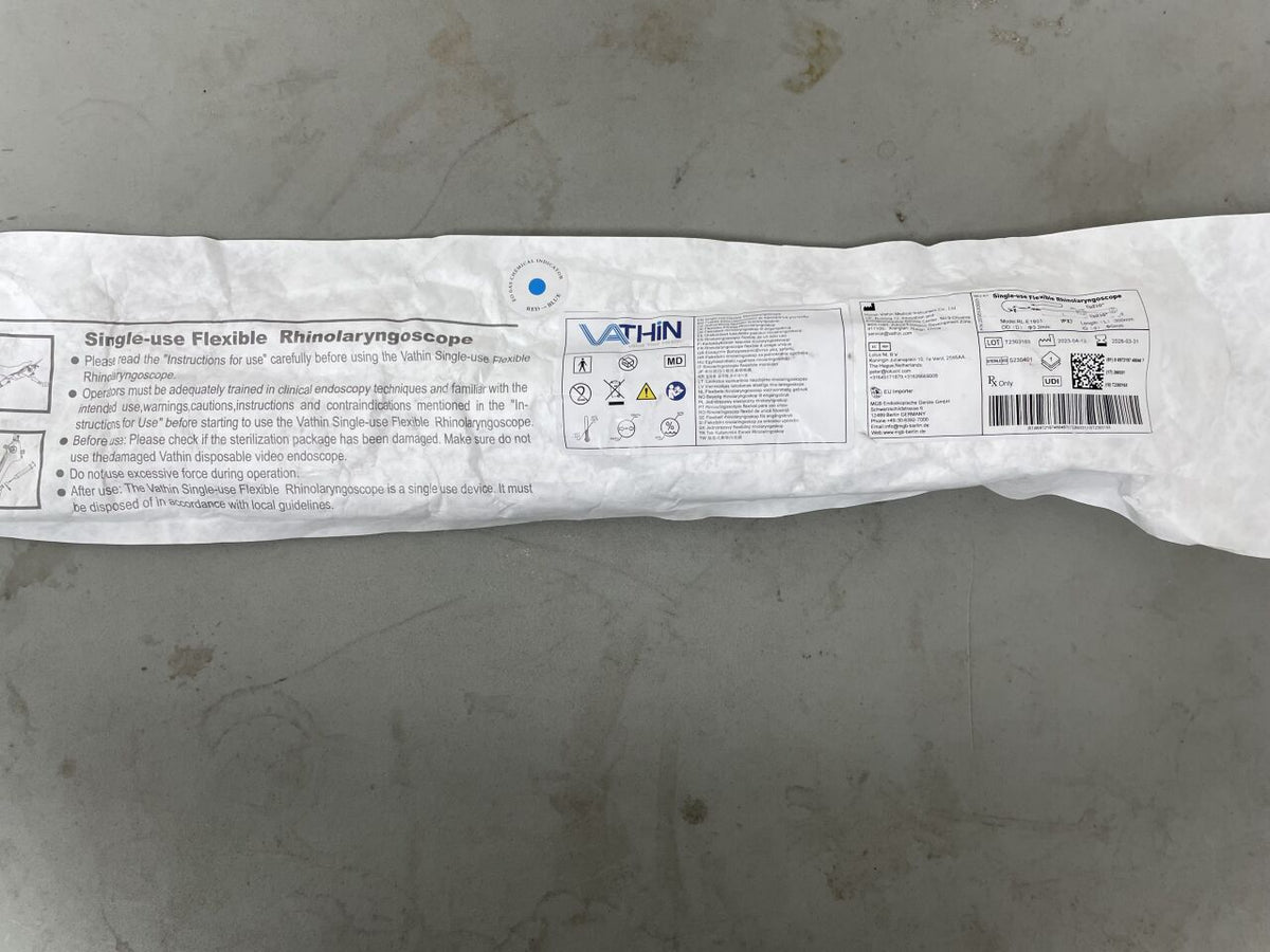 RL-E1801 - HUNAN VATHIN MEDICAL - E-Steriscope Single-Use Flexible Rhinolaryngoscope 3.2mm, 300mm, 210 Degree, (EA)