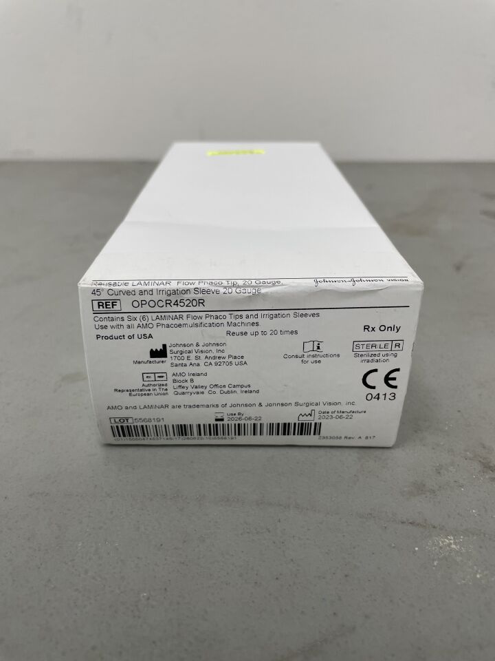 OPOCR4520R - JOHNSON & JOHNSON - Laminar Flow Phaco Tip, 21G, (BX/6)