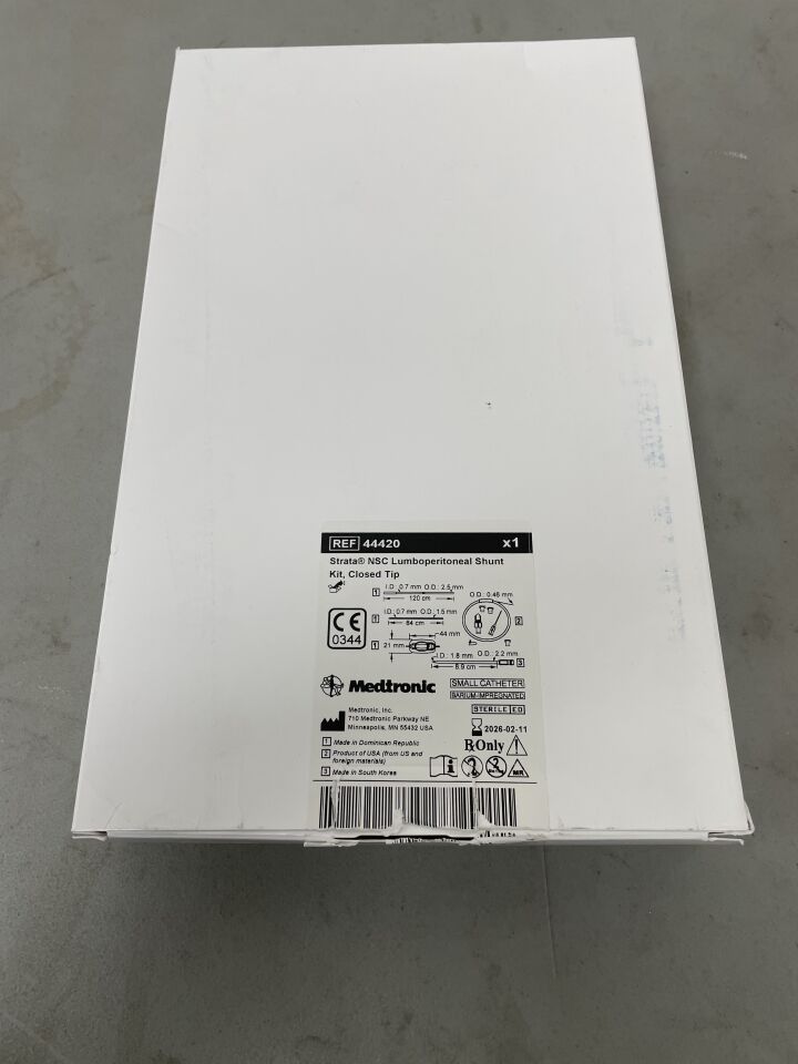 44420 - MEDTRONIC - Strata NSC Lumboperitoneal Shunt Kit, Closed Tip, (BX/1)