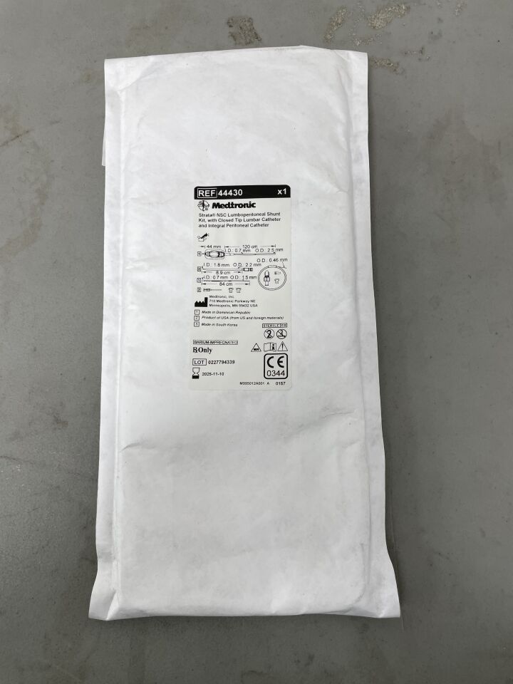 44430 - MEDTRONIC - Strata NSC Lumboperitoneal Shunt Kit (Part of Kit), (EA)