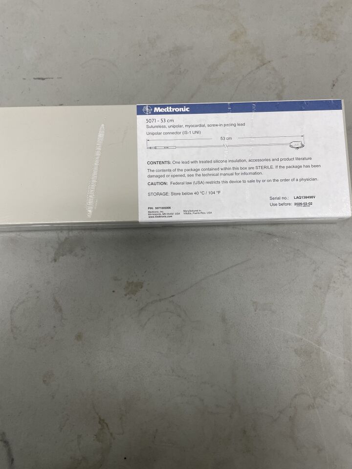 5071-53 - MEDTRONIC - Unipolar Connector, 53cm, (BX/1)