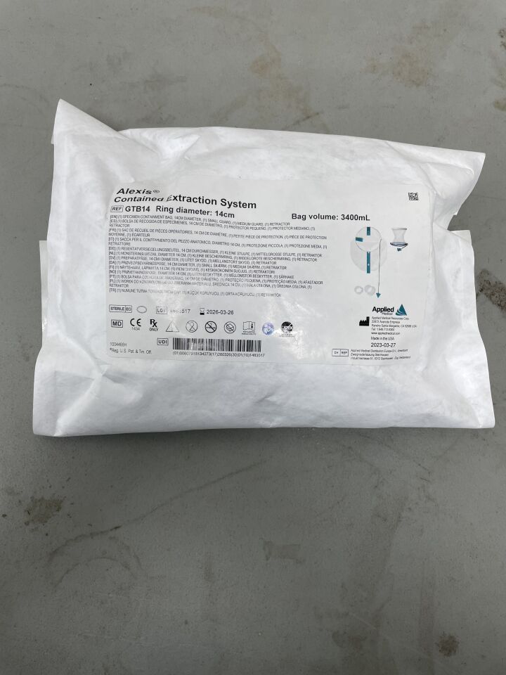 GTB14 - APPLIED MEDICAL RESOURCES - Alexis Contained Extraction System, 14 cm Size, (EA)