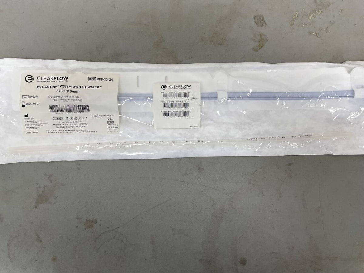 PFFG3-24 - CLEARFLOW - ClearFlow Pleuraflow ACT System with Flowglide 24F, (EA)