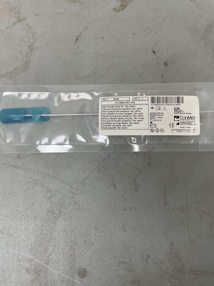 9744D - CONMED - High Strength Guide Pin (2.4mm Diameter), (EA)