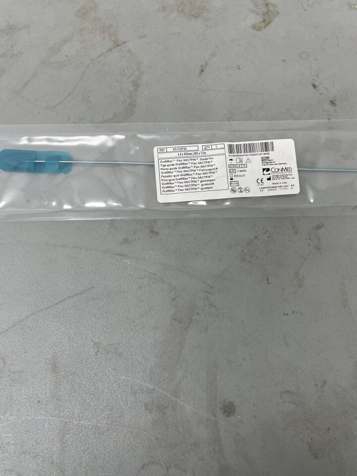 KS-FGP24 - CONMED - GraftMax Flex Xactpin Guide Pin, 2.4 dia. x 432 mm Length, (EA)