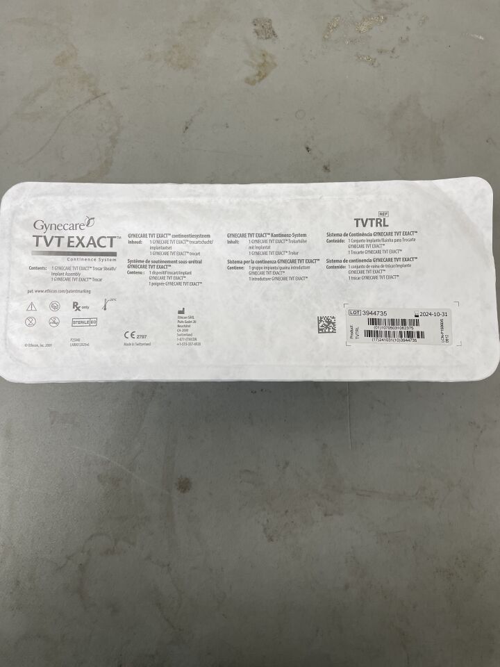 TVTRL - ETHICON - Gynecare TVT Abbrevo Retropubic Continence System, (EA)