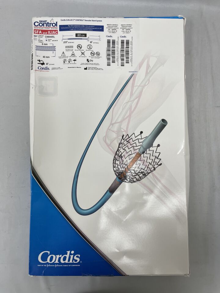 C06040SL - CORDIS - SMART CONTROL Vascular Stent System, 6mm x 40mm, 6F, (BX/1)