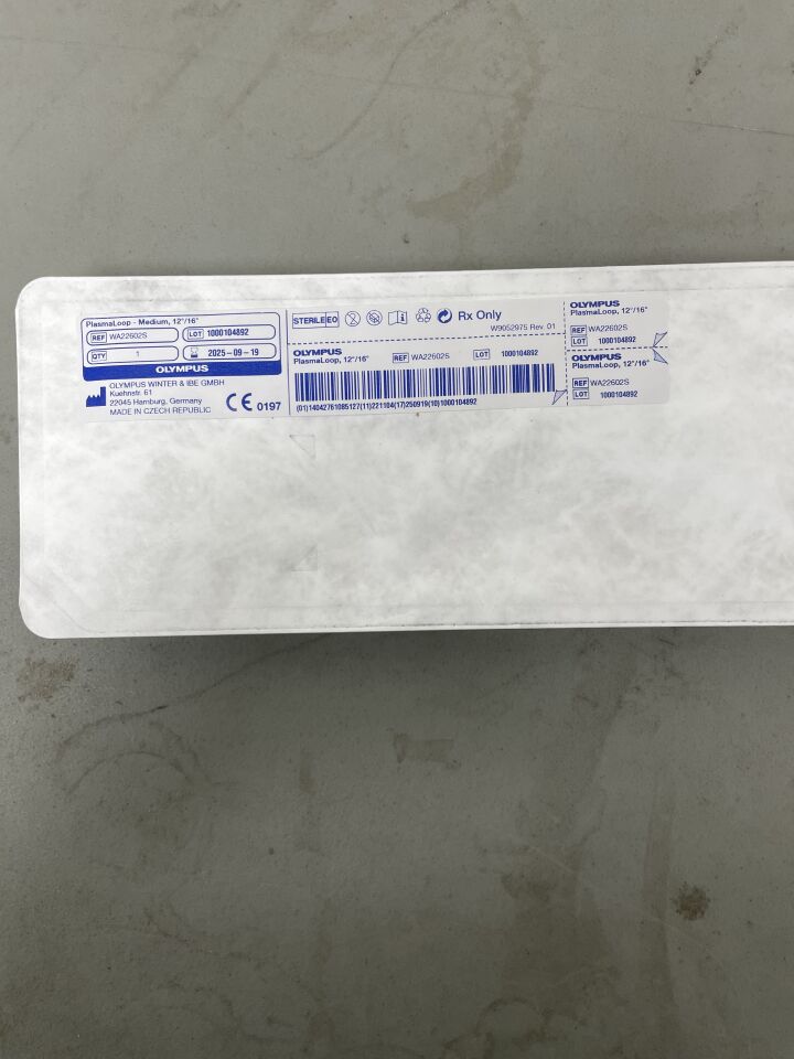 WA22602S - OLYMPUS - PlasmaLoop HF-Resection Electrode For OES Pro Resectoscope, 24 Fr Size, 12/16 ° Medium Loop Tip, (EA)