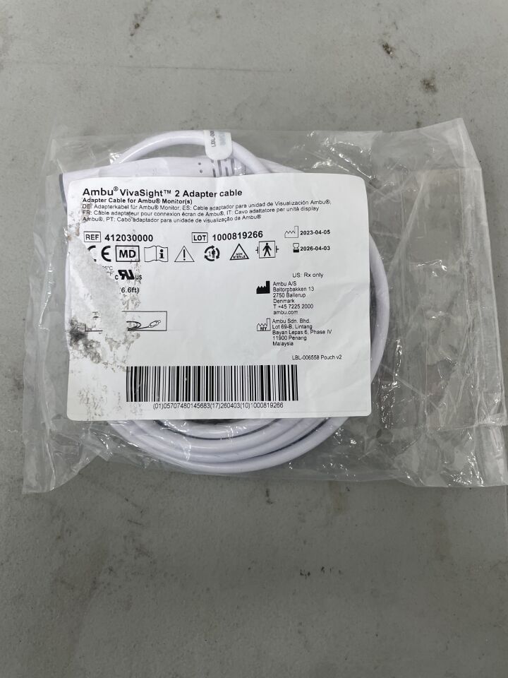 412030000 - AMBU - VivaSight 2 Adapter Cable, (EA)