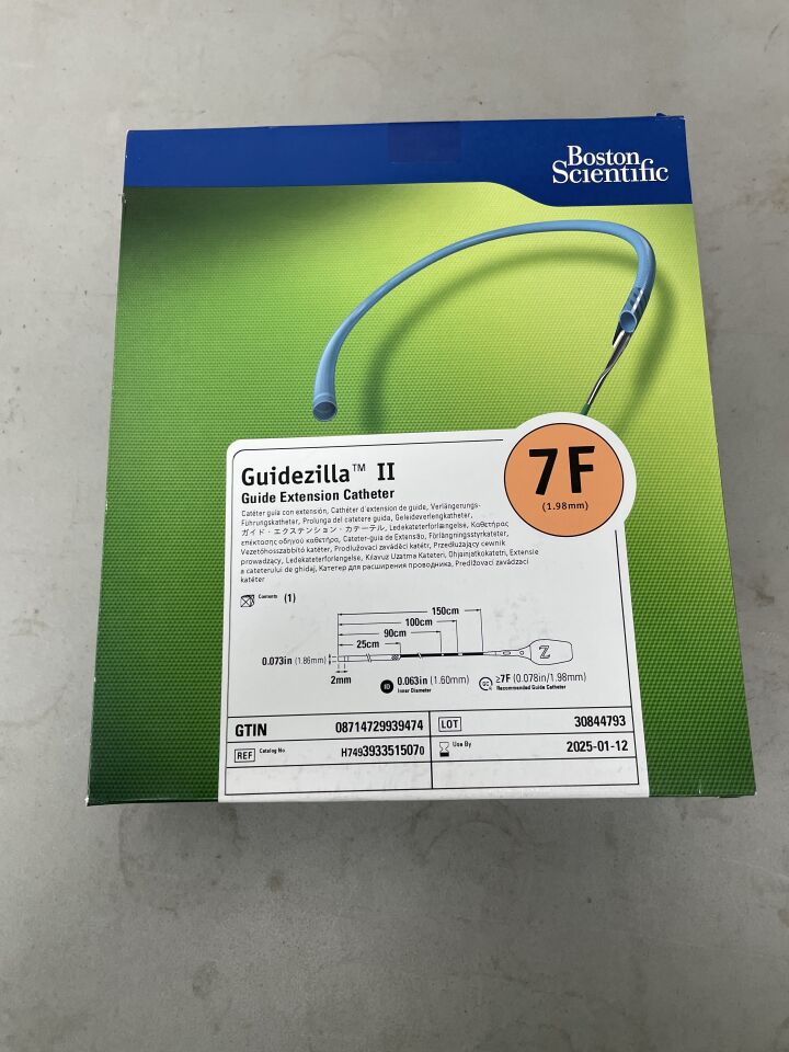 393351507 - BOSTON SCIENTIFIC - Guidezilla II Guide Extension Catheter - 7Fr x .063" x 150cm, (BX/1)