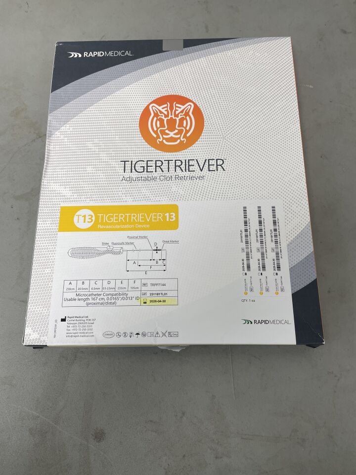 TRPP7144 - RAPID MEDICAL - TigerTriever 13 Revascularization, (BX/1)