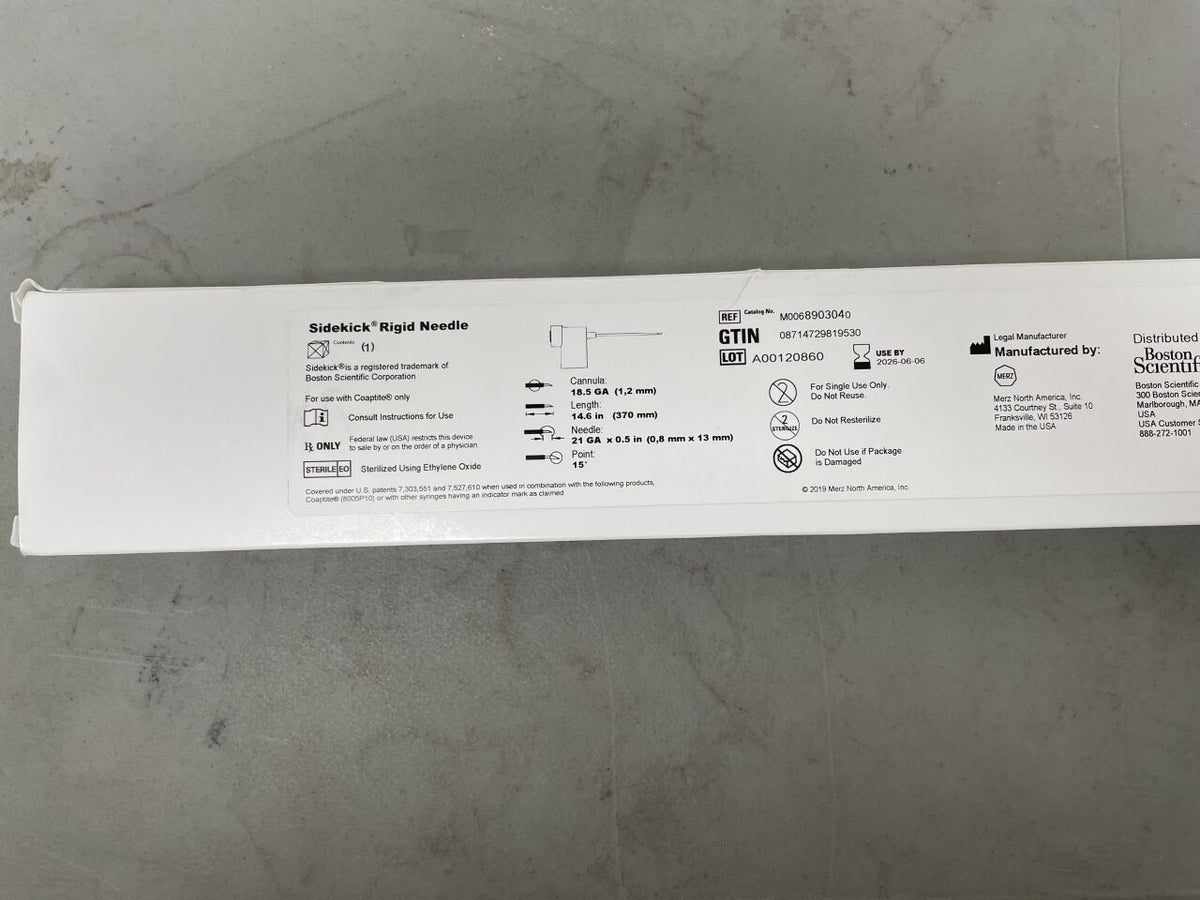 890304 - BOSTON SCIENTIFIC - sidekick rigid needle, 21 ga, 14.6 in. size, (BX/1)
