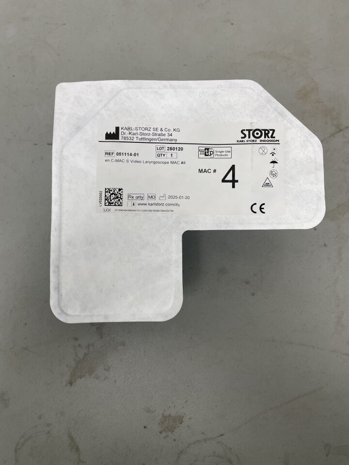 051114-01 - STORZ - C-MAC S Video Laryngoscope MAC 4, (EA)