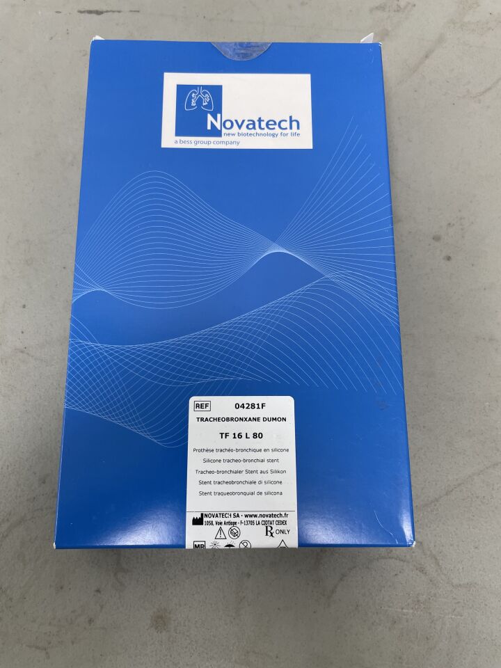 04281F - BOSTON MEDICAL - Novatech Tracheobronxane Dumon, TF 16 L 80, (BX/1)