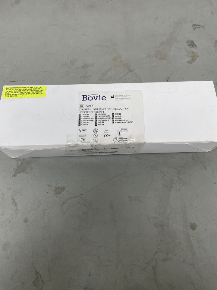 AA09 - BOVIE - High-Temp Cautery, Loop Tip w/Extended 5" Shaft, (BX/10)