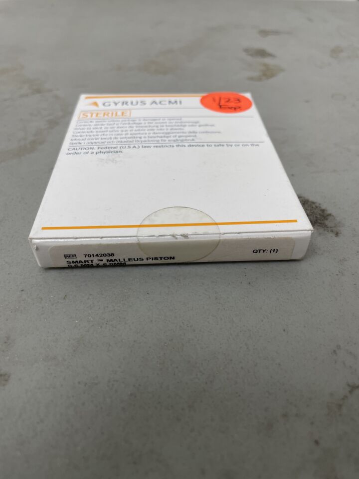 70142038 - GYRUS - Smart Malleus Piston, 0.6mm x 6.0mm, (BX/1)