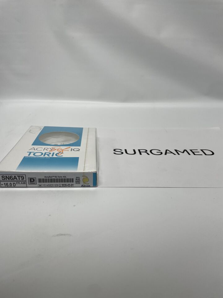 SN6AT9.160 - ALCON - AcrySof IQ Toric Astigmatism Intraocular Lens, 16.0D, (BX/1)