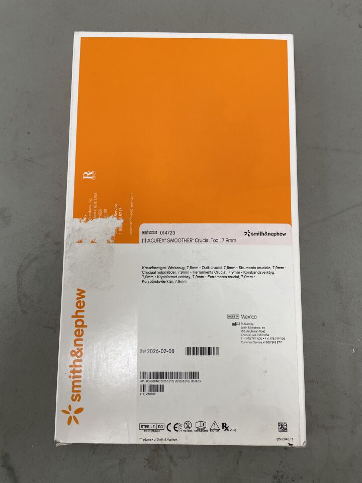14723 - SMITH & NEPHEW - Acufex Smoother Crucial Tools, 7.9 mm Size, (BX/1)