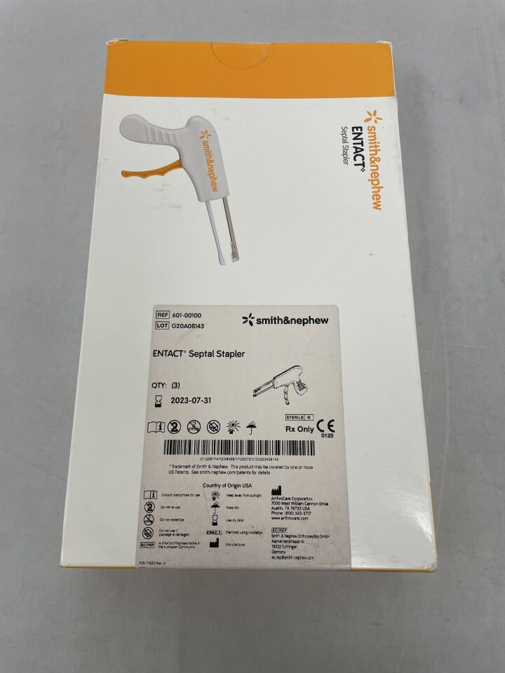 601-00100 - SMITH & NEPHEW - Entact Septal Staple, (BX/3)