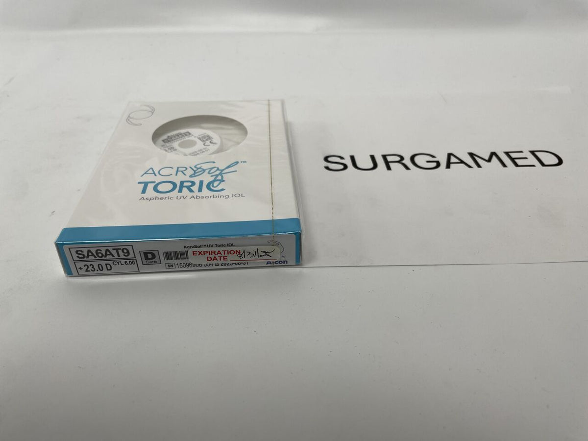 SA6AT9.230 - ALCON - AcrySof Aspheric UV Absorbing Toric Posterior Chamber IOL, 23.0D, (BX/1)