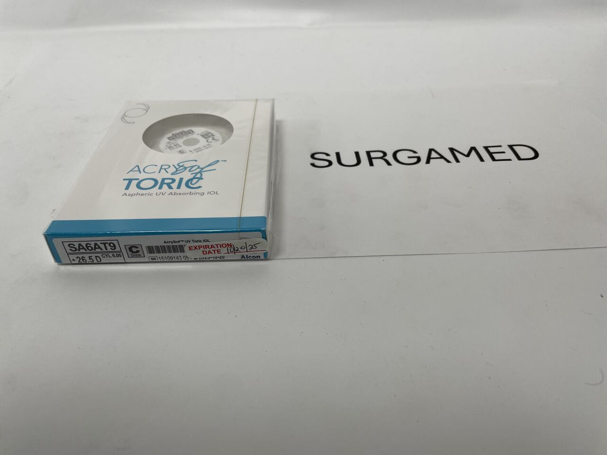 SA6AT9.265 - ALCON - AcrySof Aspheric UV Absorbing Toric Posterior Chamber IOL, 26.5D, (BX/1)