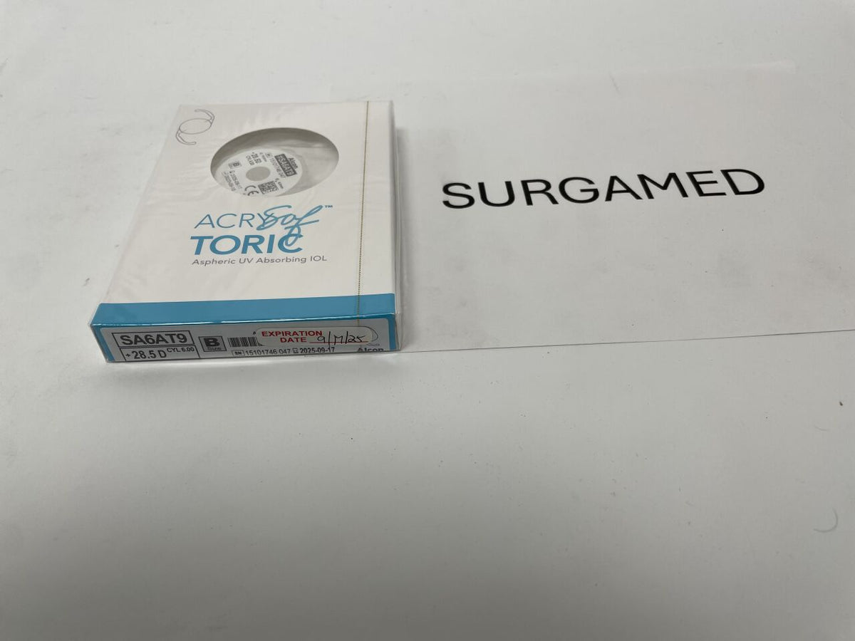 SA6AT9.285 - ALCON - AcrySof Aspheric UV Absorbing Toric Posterior Chamber IOL, 28.5D, (BX/1)