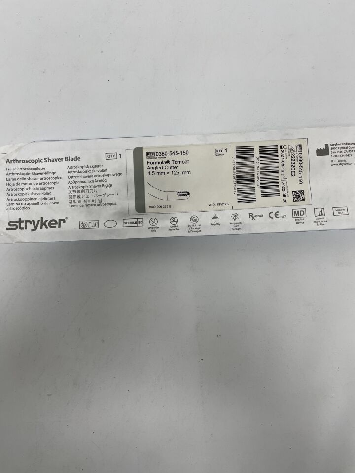 0380-545-150 - STRYKER - Formula 4.5mm Angled Tomcat, (EA)