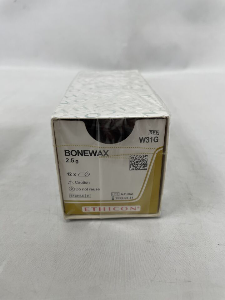 W31G - ETHICON - Bone Wax, 2.5G, Gold, (BX/12)