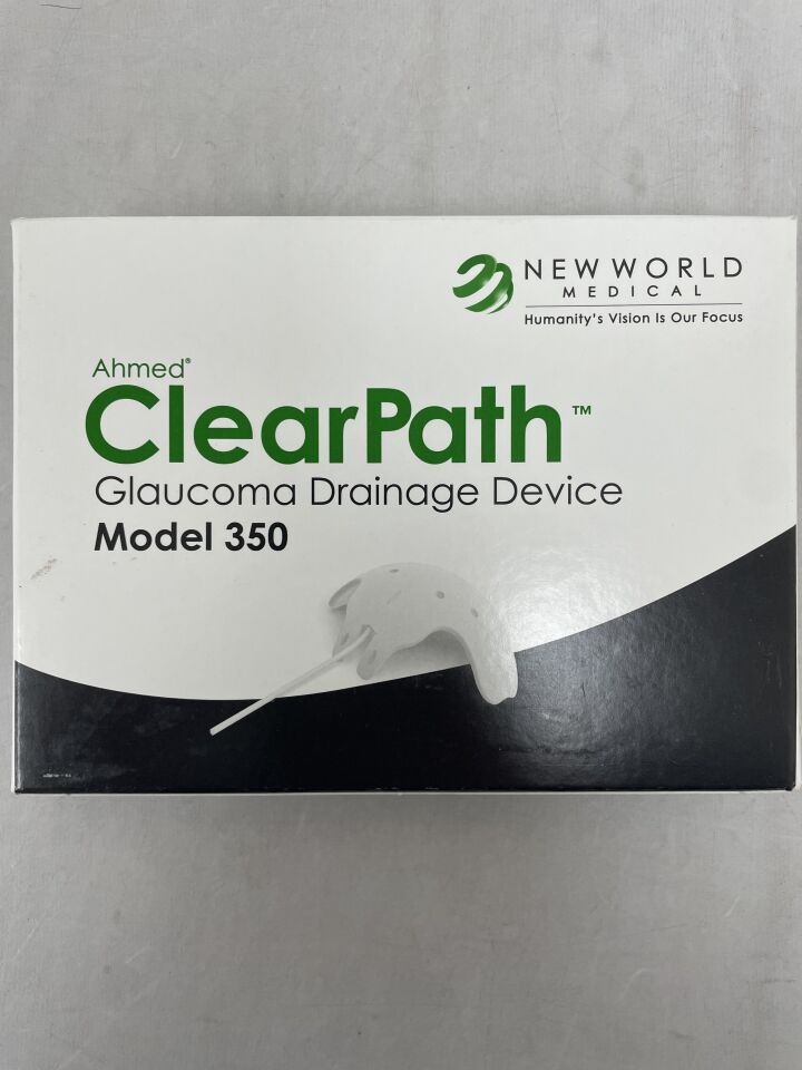 350 - NEW WORLD MEDICAL - Ahmed ClearPath Glaucoma Drainage Device, (BX/1)
