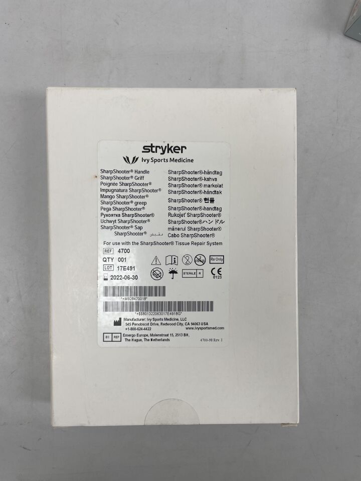 4700 - STRYKER - Ivy Sports Medicine SharpShooter Handle, Inside-Out, (BX/1)