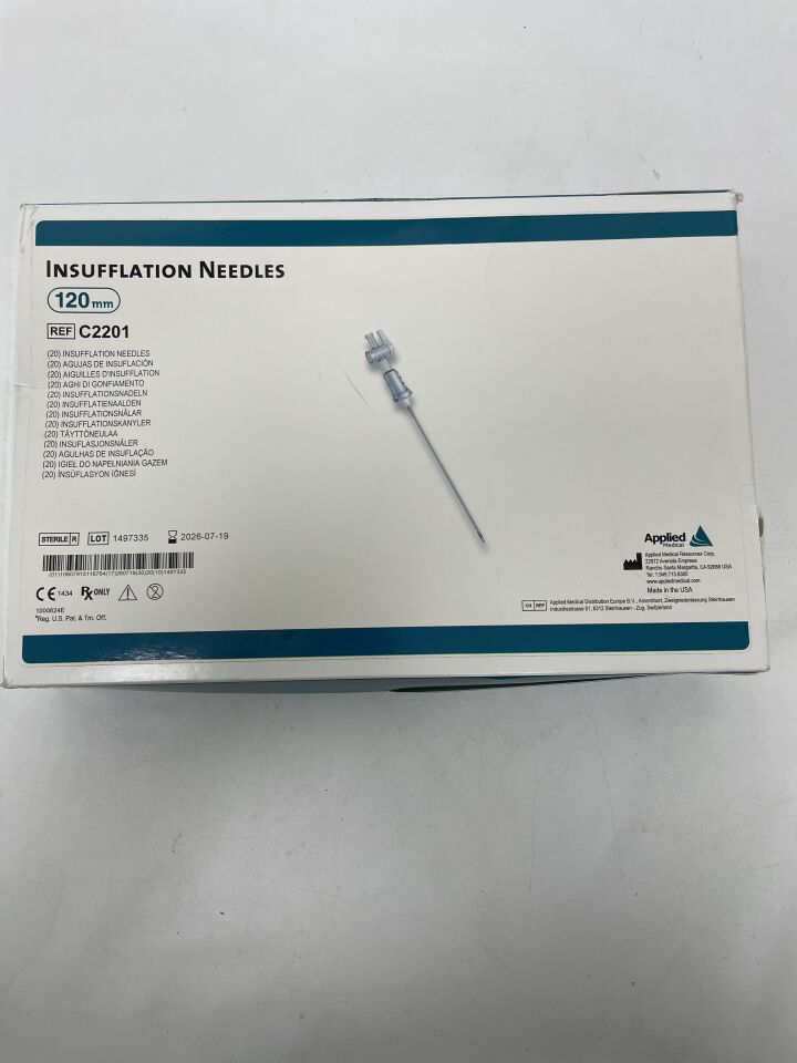 C2201 - APPLIED MEDICAL RESOURCES - Insufflation Needle, 120mm, (BX/20)