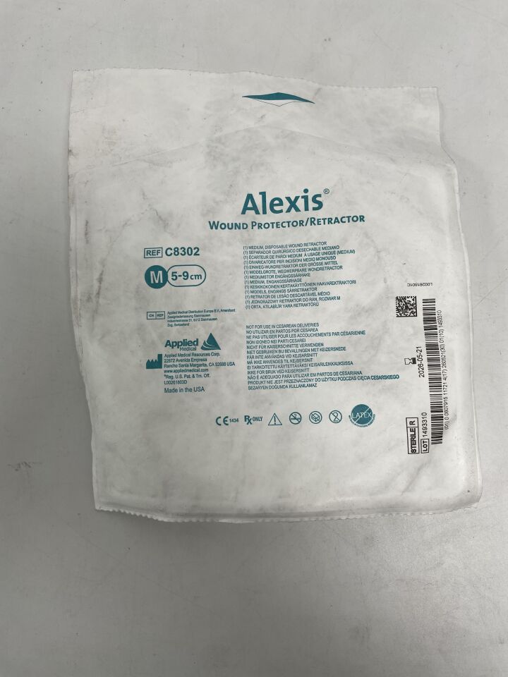 C8302 - APPLIED MEDICAL RESOURCES - Alexis Wound Retractor, Medium, 18 cm Sheath Length, (EA)