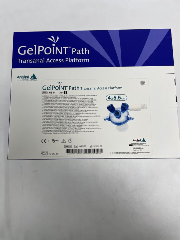 CNB11 - APPLIED MEDICAL RESOURCES - GelPoint Path Transanal Access Platform with Insufflation Stabilization Bag, 4 x 5.5 cm, (BX/1)