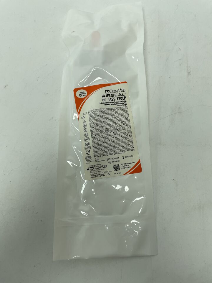 IAS5-120LP - CONMED - Airseal 5mm Access Port and Low Profile Obturator with Bladeless Optical Tip, 120mm length, (EA)