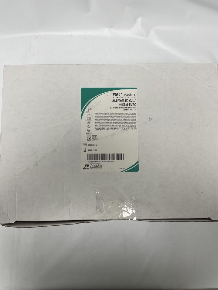 SEM-EVAC - CONMED - AirSeal Bifurcated Smoke Evac Filtered Tube Set, for use with AirSeal iFS, (BX/6)