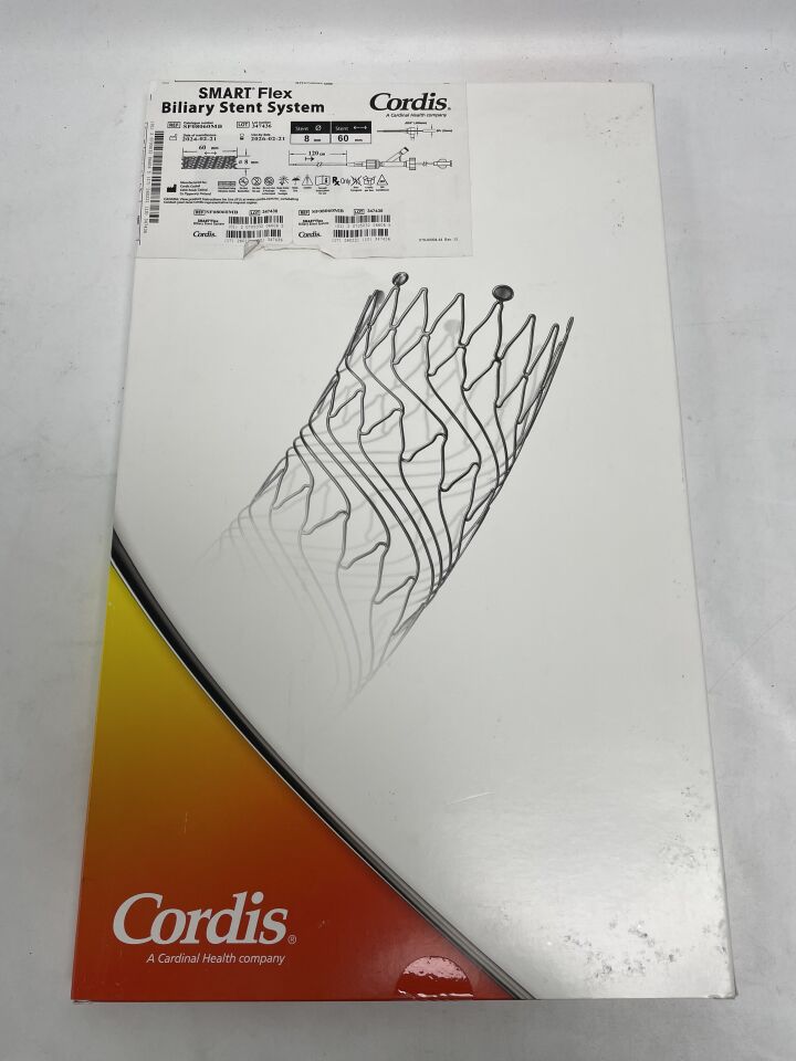 SF08060MB - CORDIS - S.M.A.R.T. FLEX Vascular Stent System, 8mm x 60mm, (BX/1)