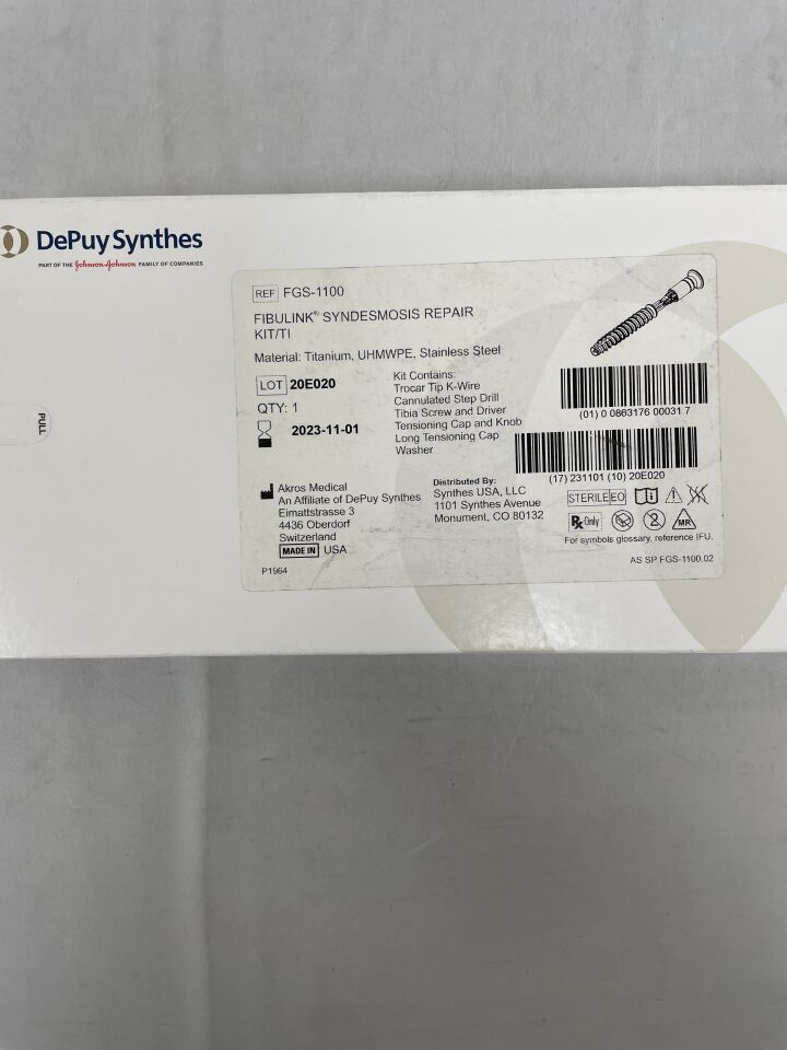 FGS-1100 - DEPUY - Fibulink Syndesmosis Repair Kit/TI, (BX/1)