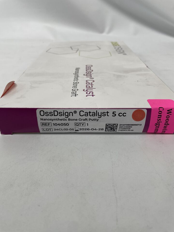 104050 - OSSDSIGN - Catalyst Nanosynthetic Bone Graft Putty, 4cc, (BX/1)